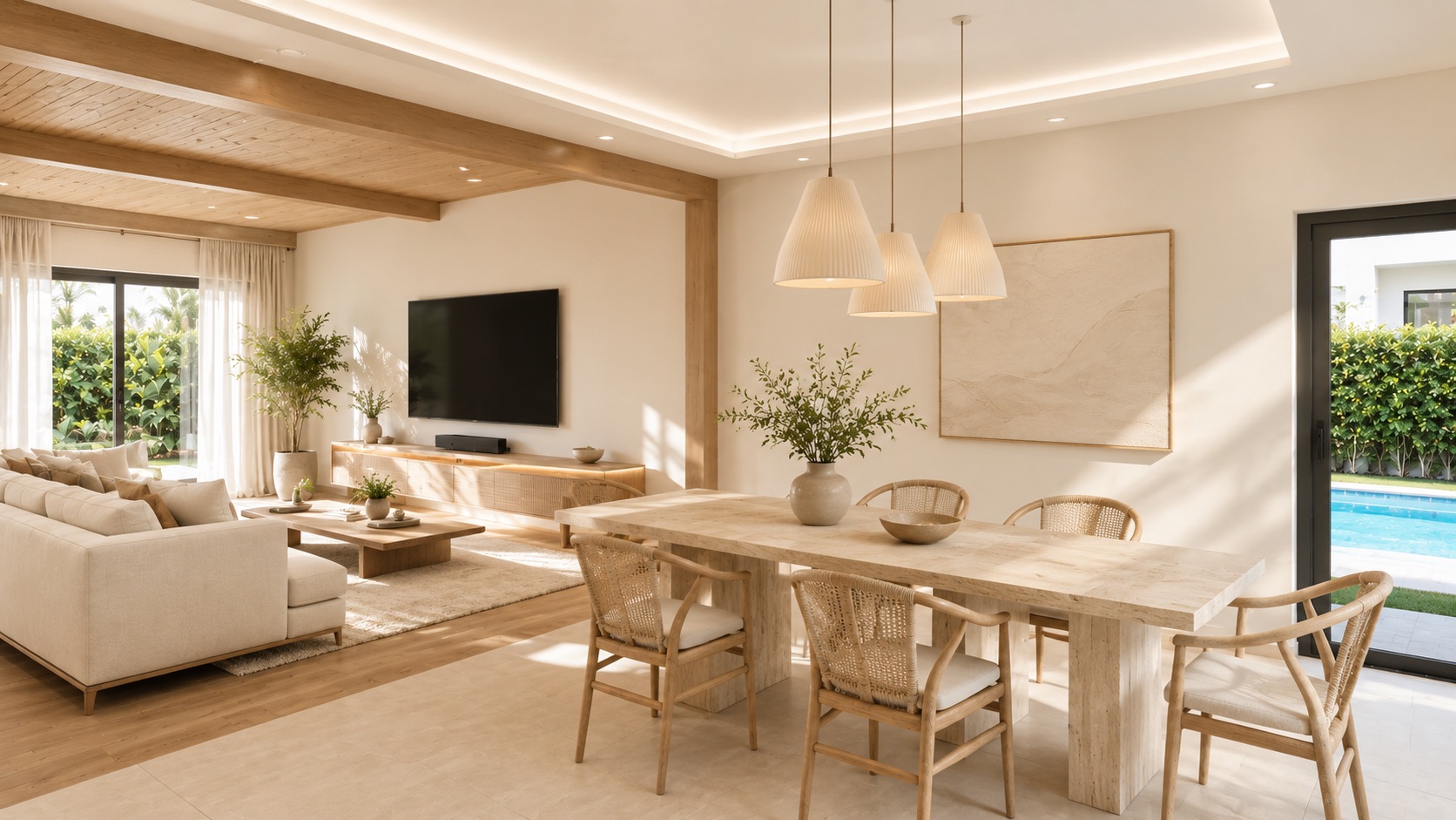 Villa A salón comedor