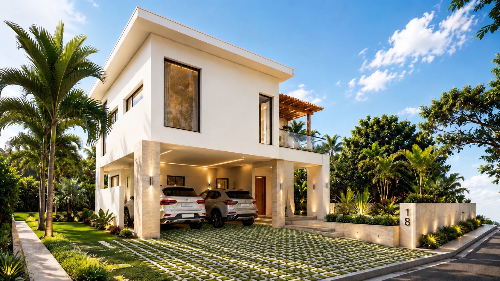 Villa B fachada